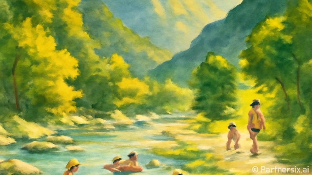 괴산 쌍곡계곡에서 …