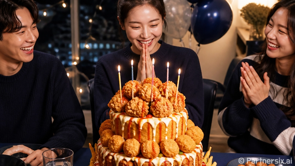 치킨케이크 만드는 방법, 생일상에 올리면 반응 좋은 짭짤한 파티 메뉴