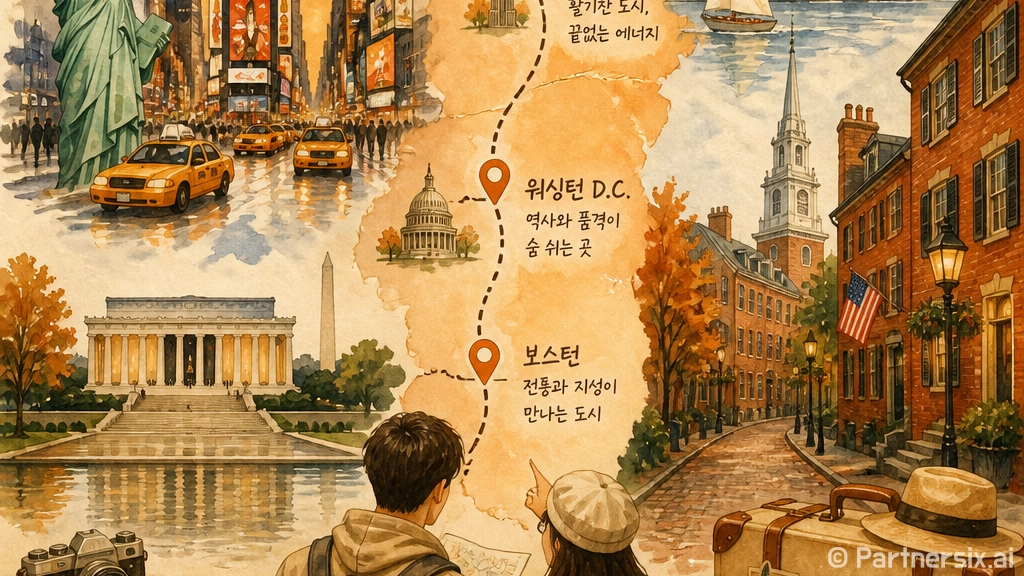 초보자를 위한 미국동부여행 코스 짜는 방법