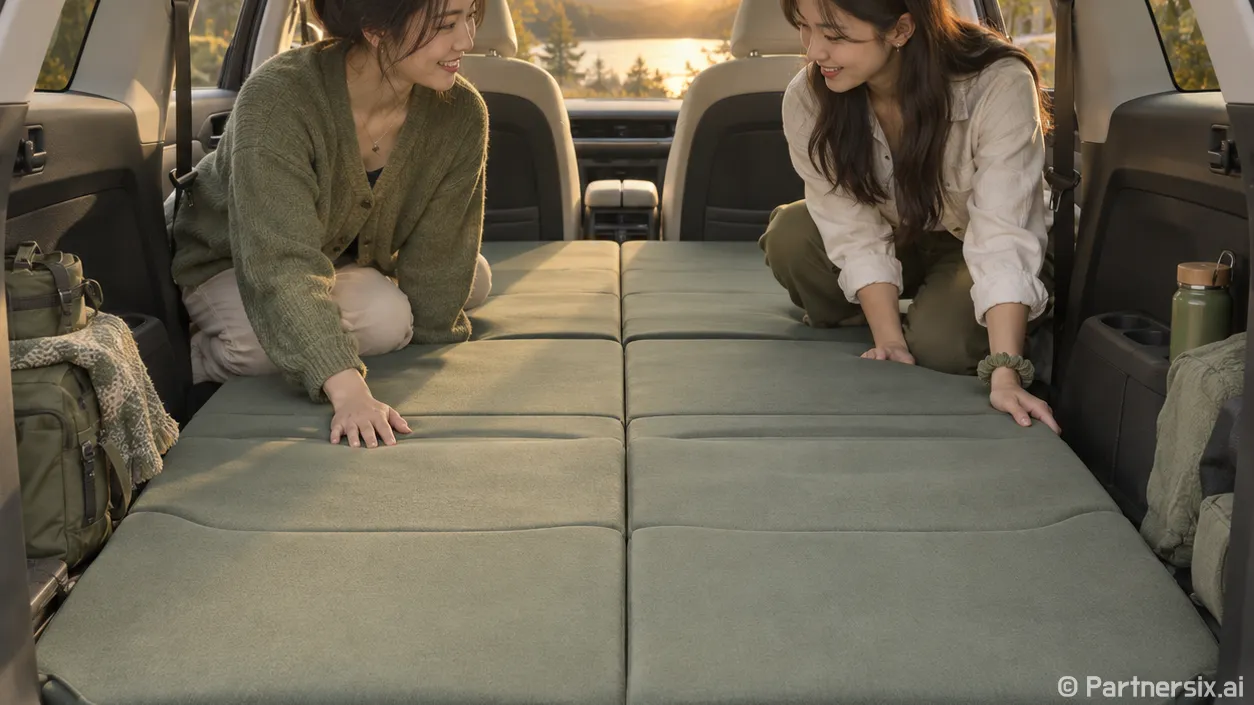 테슬라 YL 차박매트 고르는 방법, 6인승 구조에 맞춰 이렇게 보세요
