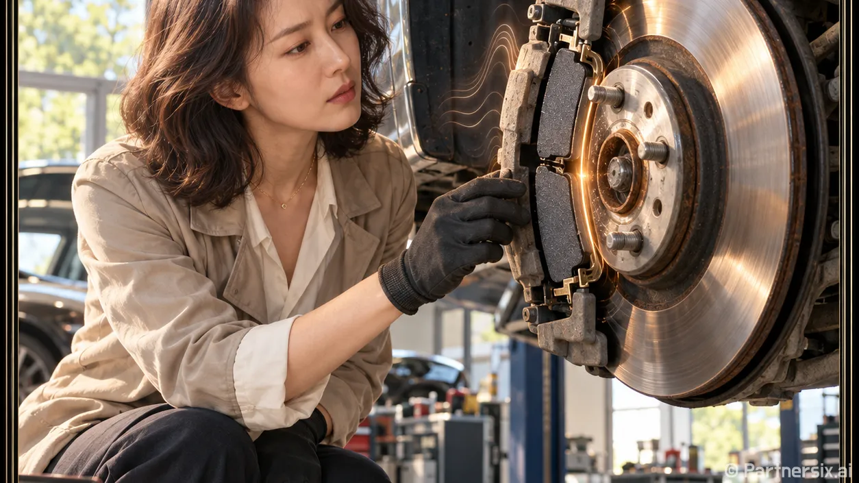 브레이크 패드 교체 후 끼익 소리 해결하는 방법