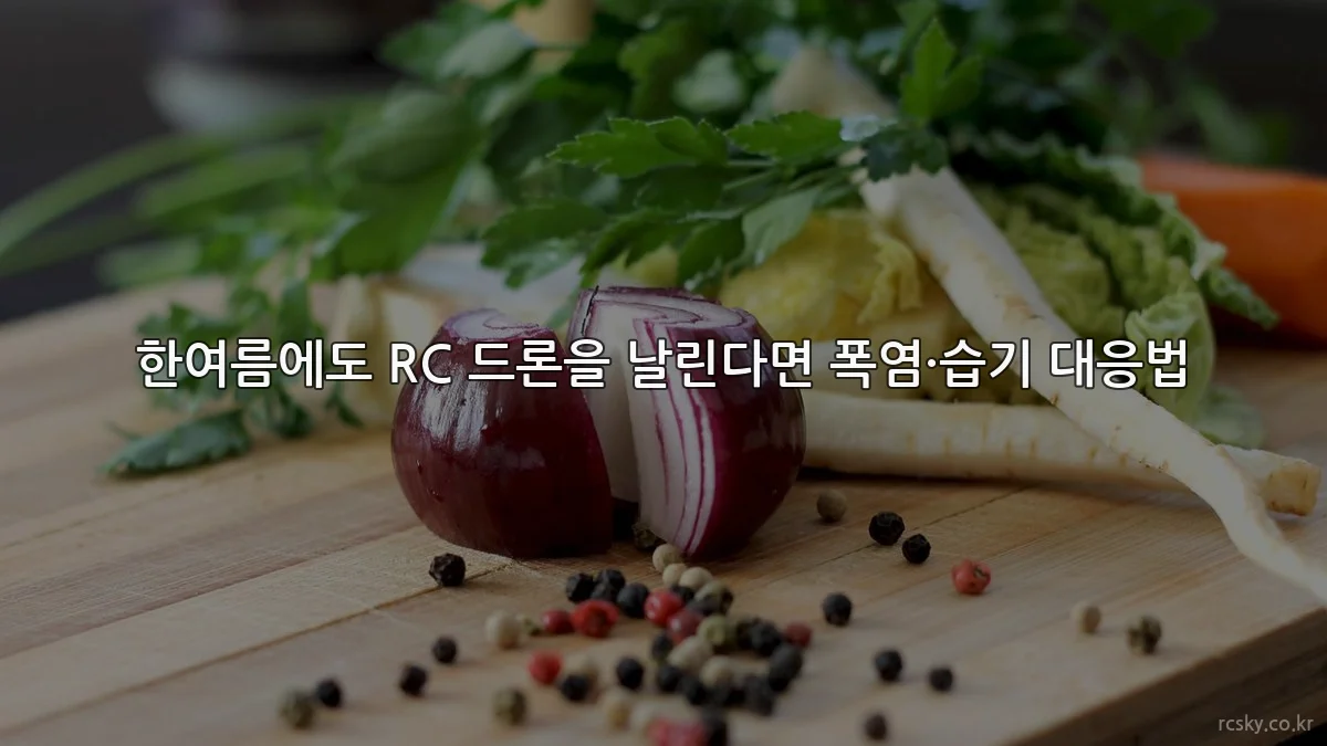 한여름에도 RC 드론을 날린다면 폭염·습기 대응법