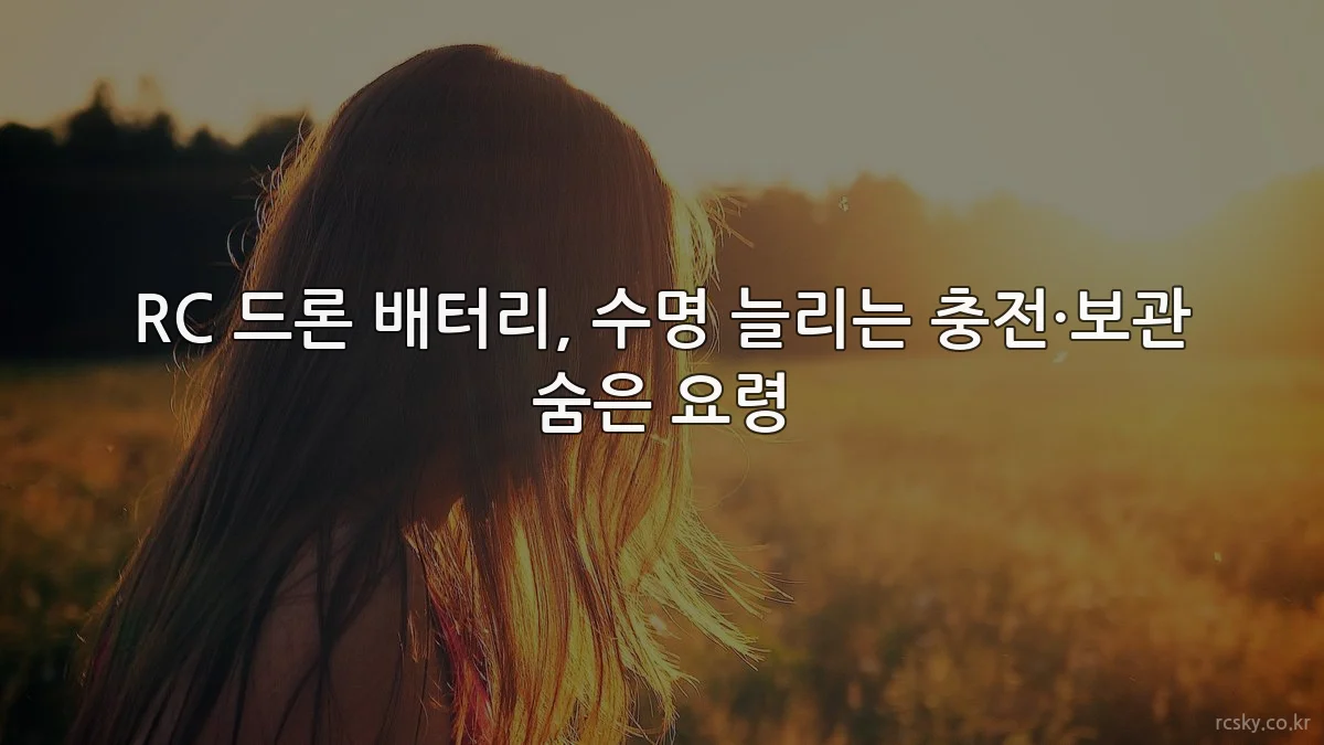 RC 드론 배터리, 수명 늘리는 충전·보관 숨은 요령