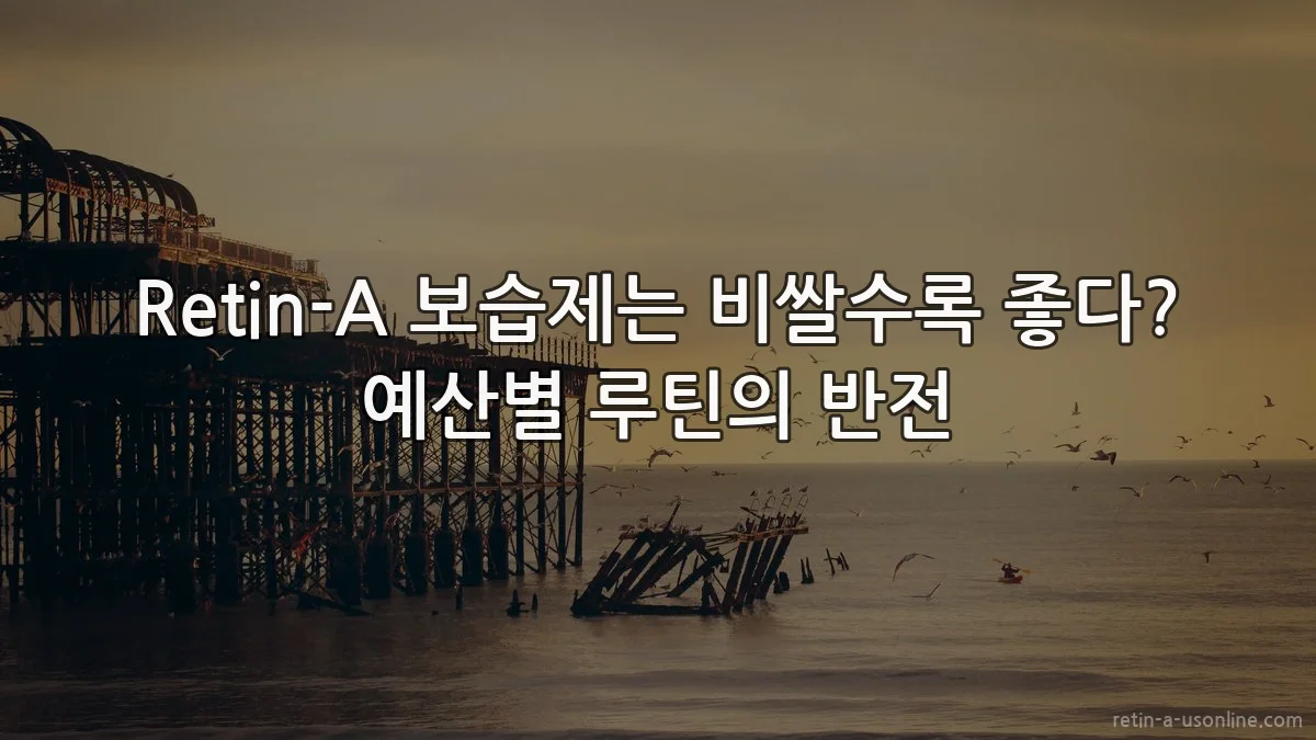 Retin-A 보습제는 비쌀수록 좋다? 예산별 루틴의 반전