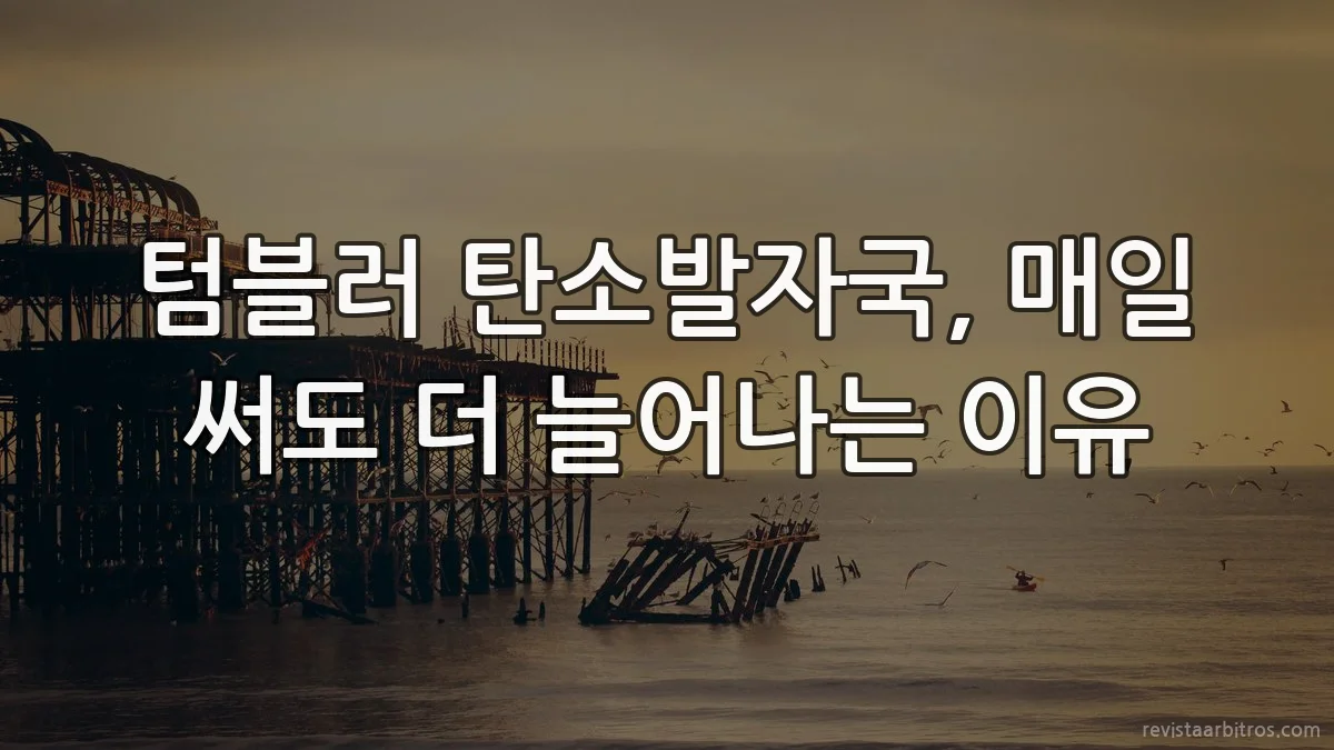 텀블러 탄소발자국, 매일 써도 더 늘어나는 이유