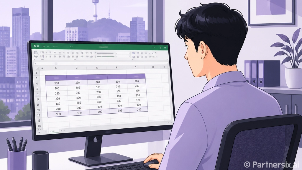 엑셀 초보가 업무 …