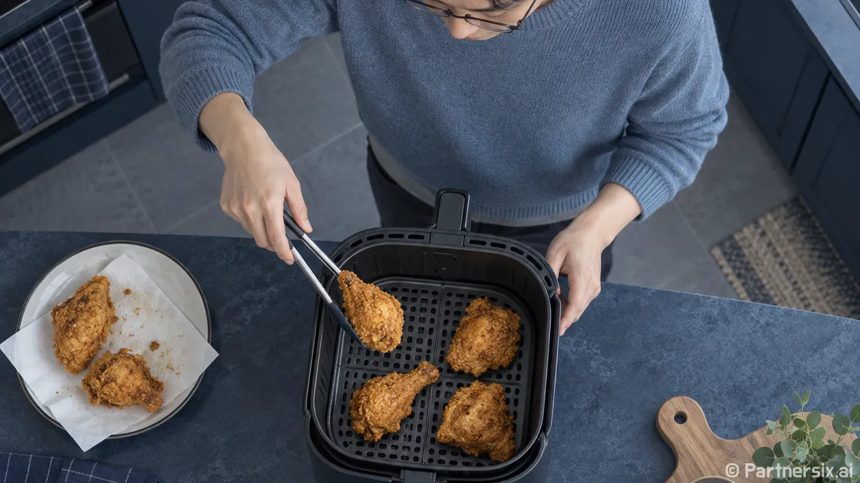 남은 치킨 바삭하게 데우는 방법
