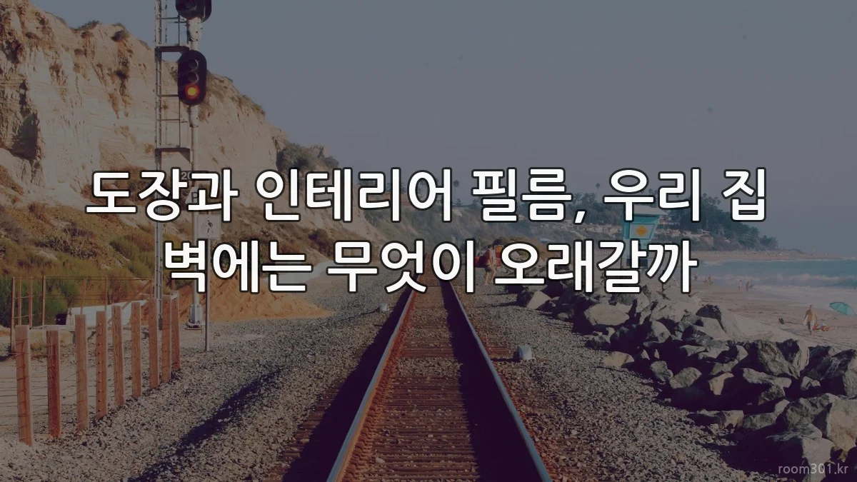 도장과 인테리어 필름, 우리 집 벽에는 무엇이 오래갈까
