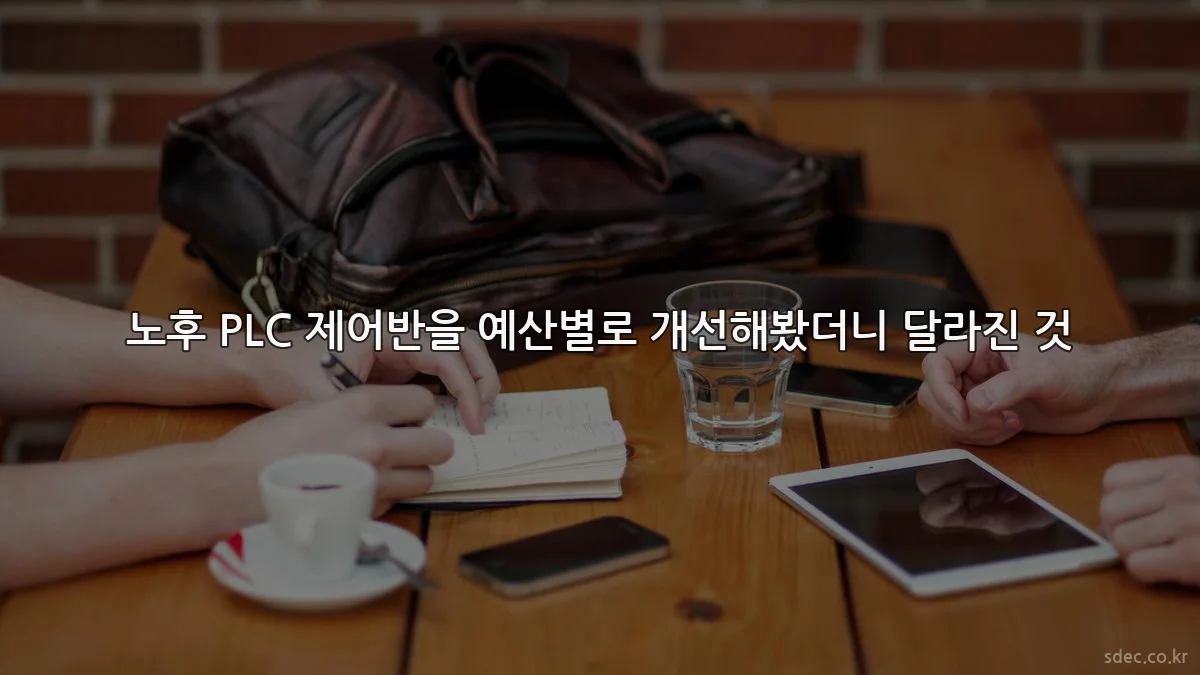 노후 PLC 제어반을 예산별로 개선해봤더니 달라진 것