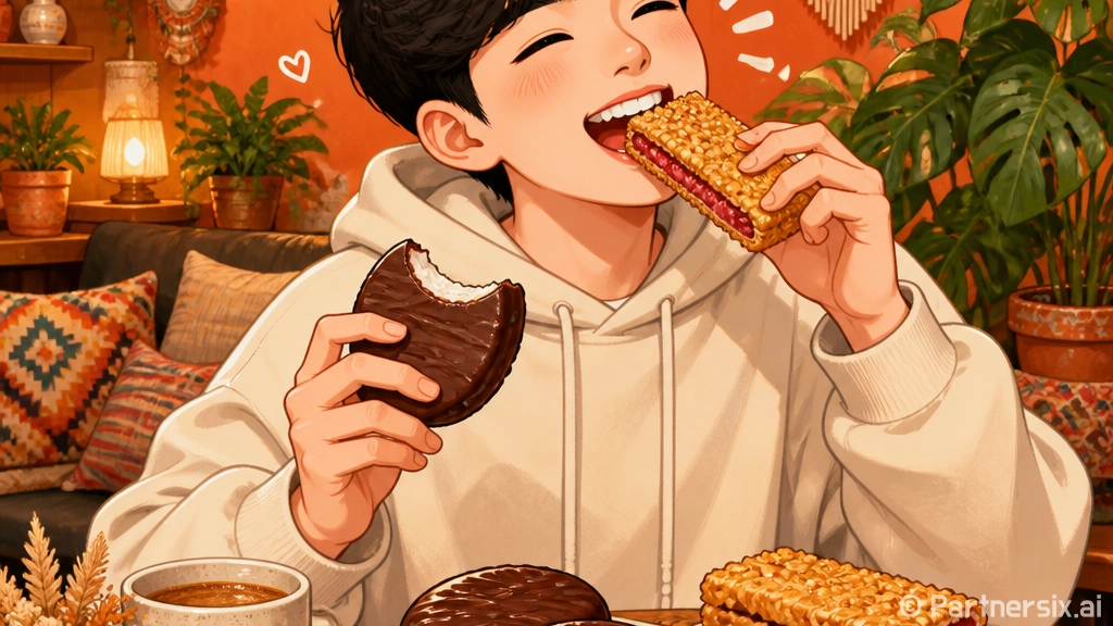 찰떡파이 돼지바 조…
