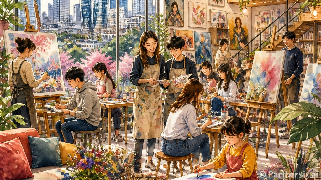 강남가온미술 처음 …