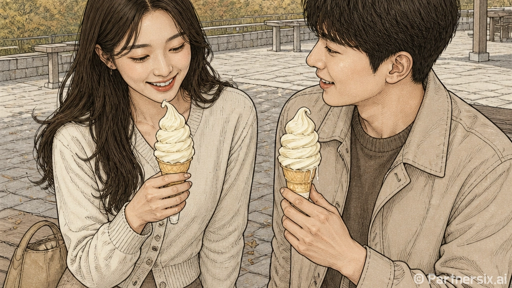 소프트아이스크림 맛…