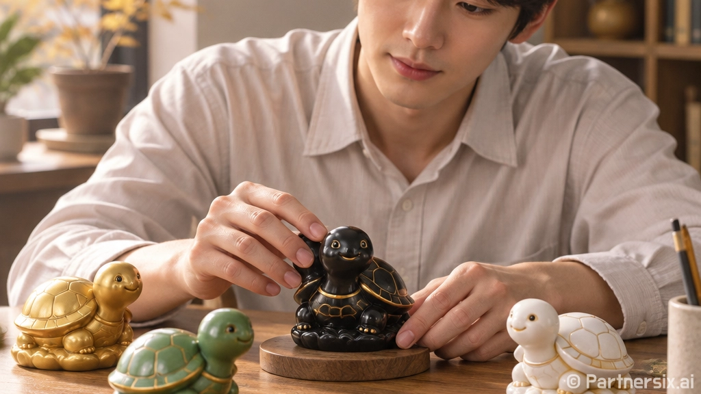행운거북이 색깔 의…