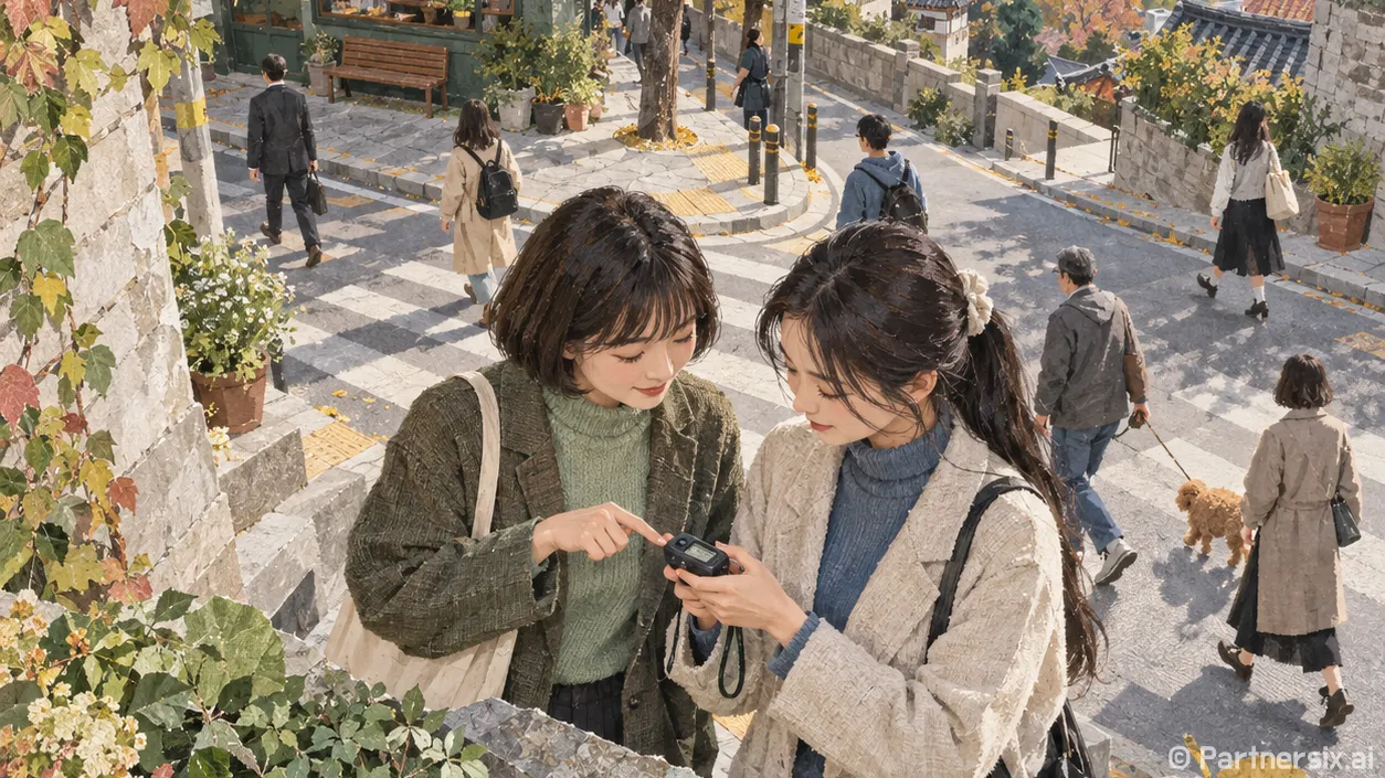 유동인구 확인하는 …
