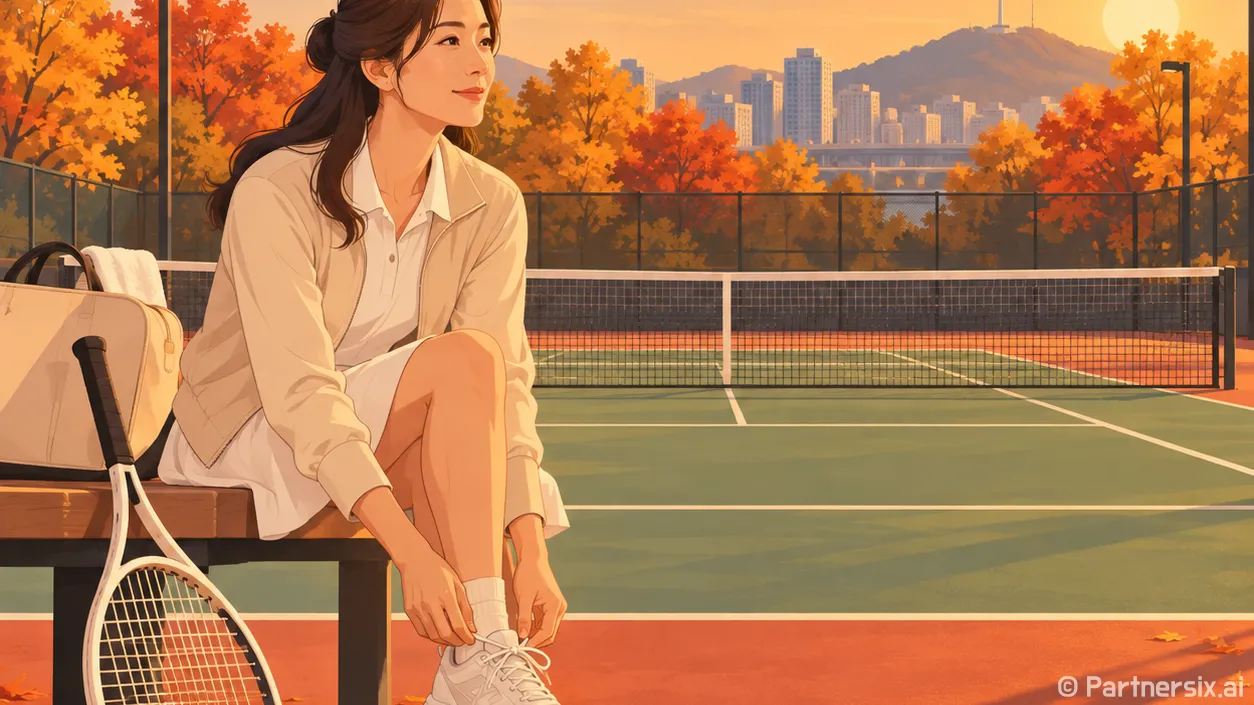 테니스 처음 시작할…