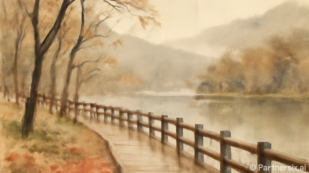 고복자연공원 데크길에서 만난 가을의 끝자락