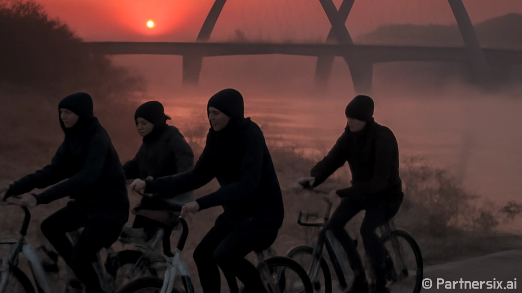 설날 아침 금강변 어울링 라이딩