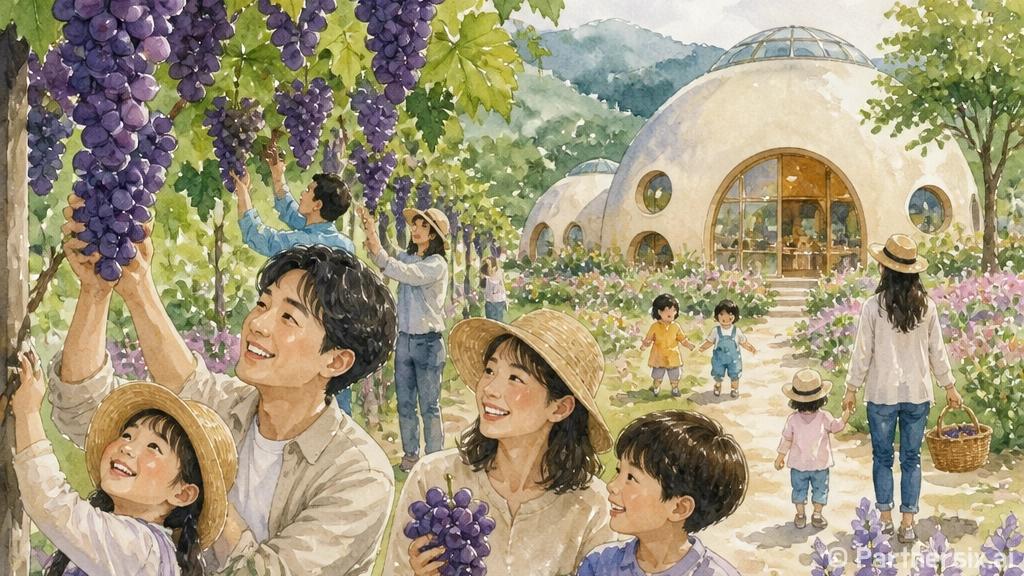 포도향 가득한 포도…