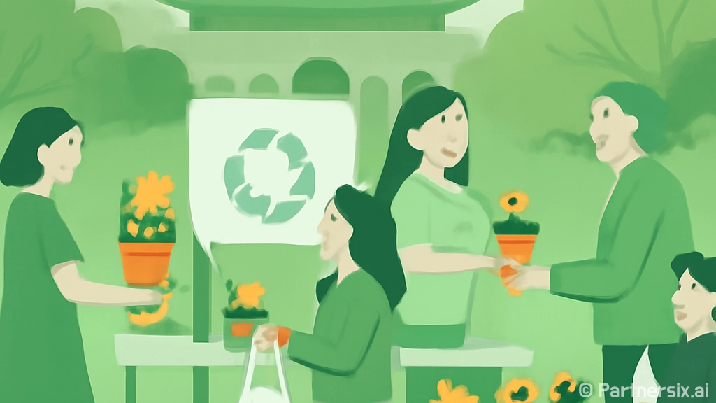 광화문 봄꽃 교환소…