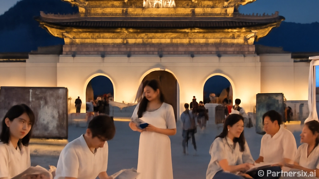 광화문 저녁 산책,…