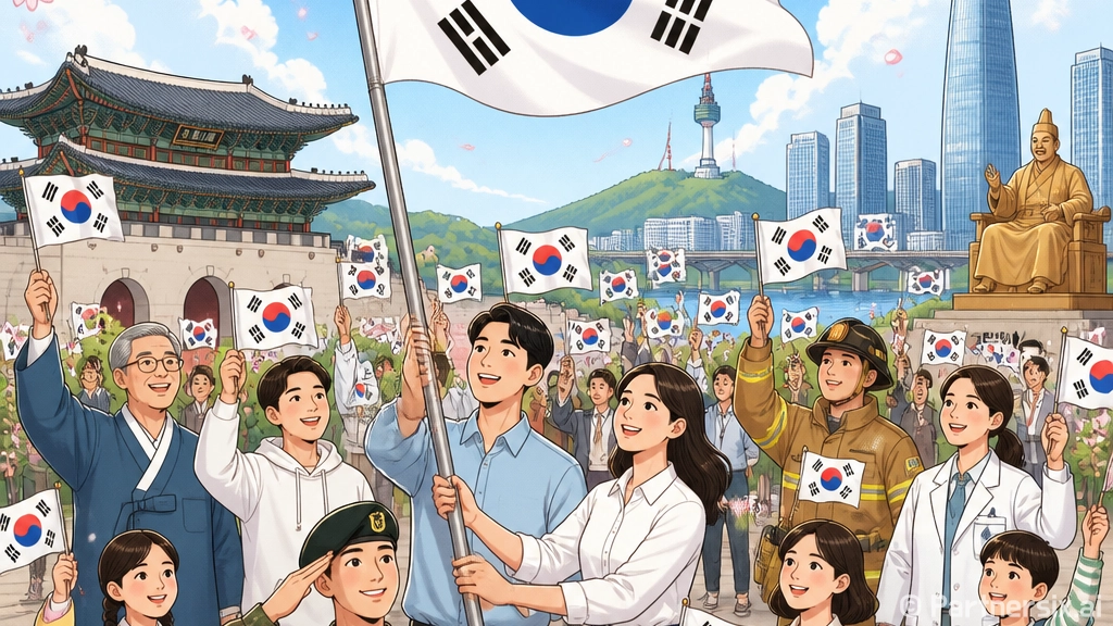 81주년 광복절 태극기 게양법