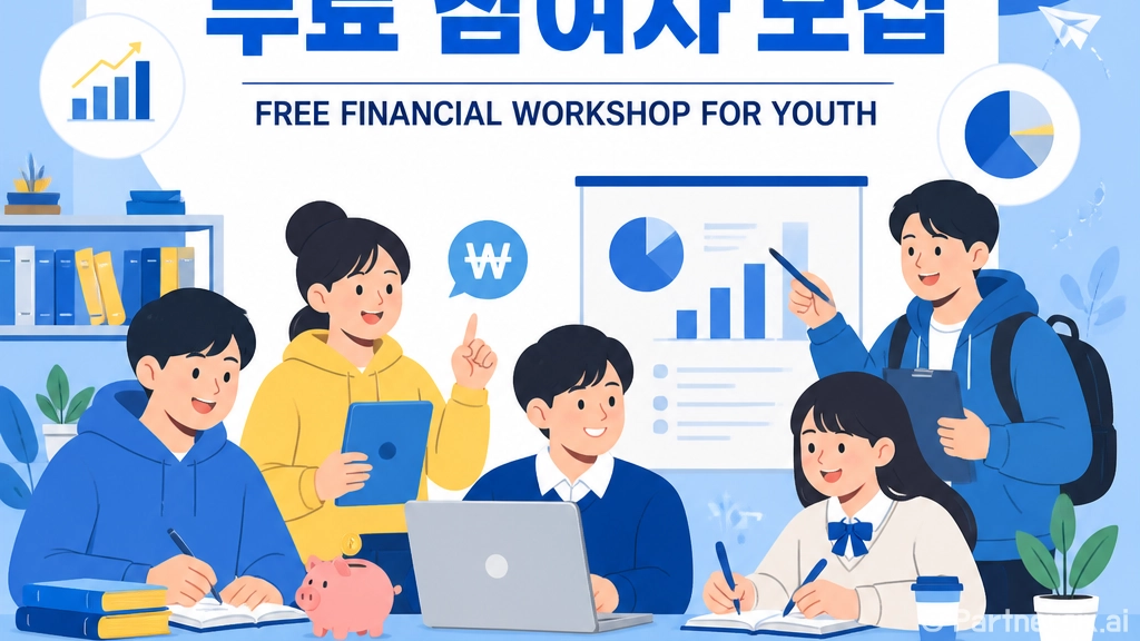 청소년 금융특강 무료 참여자 모집