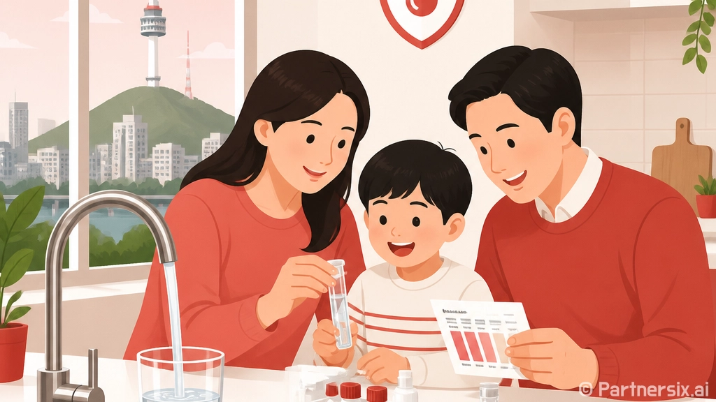 우리집 수돗물, 무료 아리수 수질검사로 안심하세요