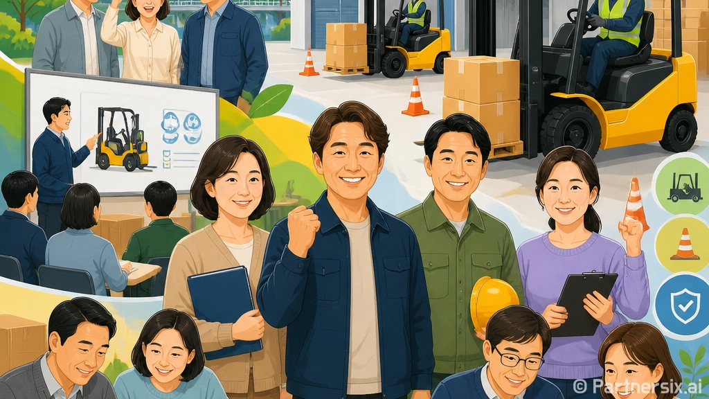 40대 동작구민 위한 지게차 면허 교육생 모집