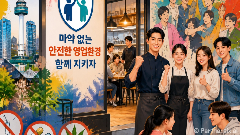 마약 없는 안전한 영업환경 함께 지키자