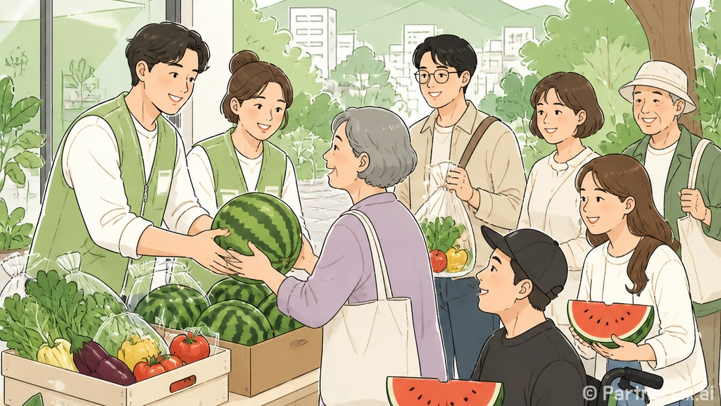 서대문구 1인가구 식재료 나눔 현장