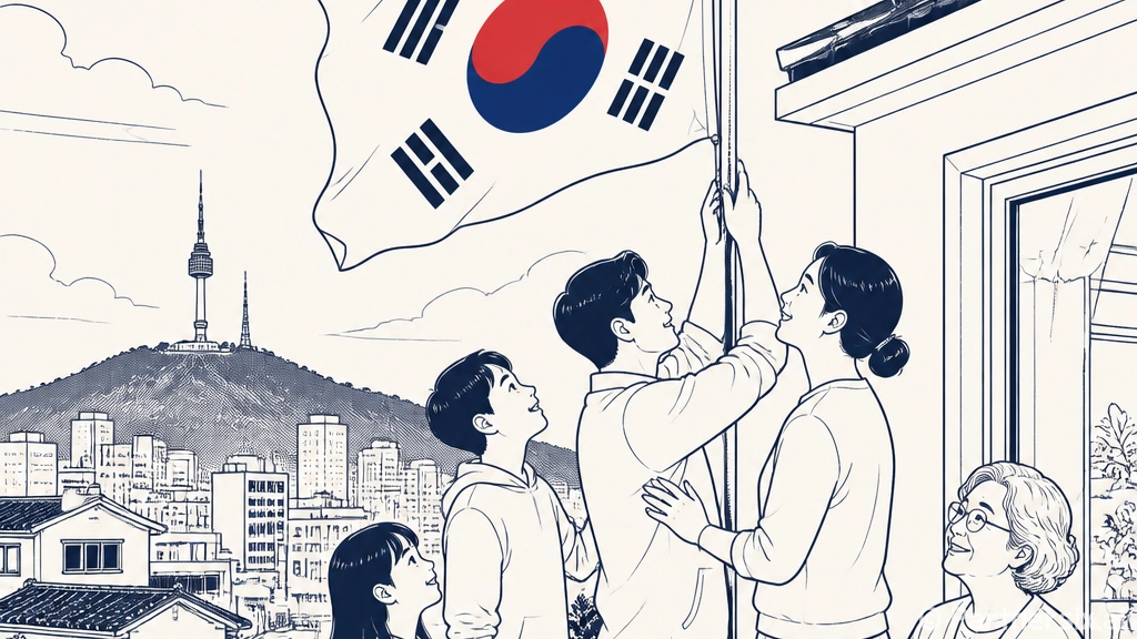 제81주년 광복절 태극기 달기 운동
