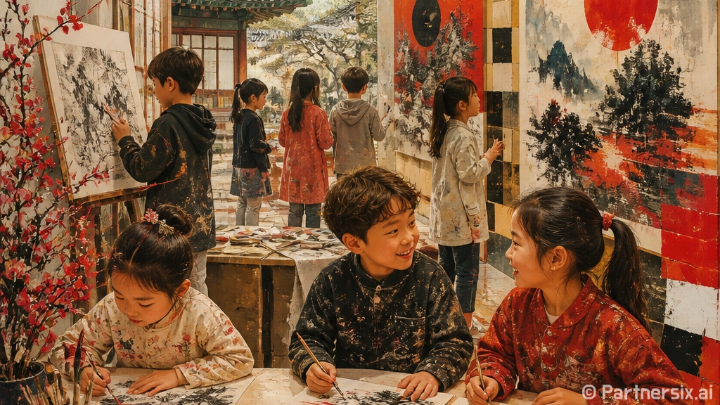 겸재정선미술관, 유근택 숨展 연계 미술 수업