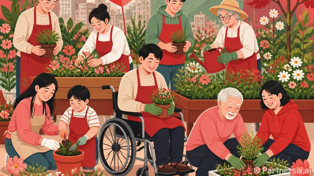 도봉구 등록장애인 원예 치료 참여자 모집