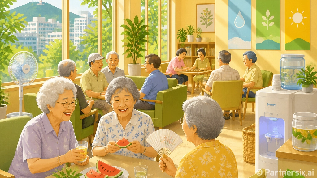 폭염특보 시 어르신 무더위쉼터 연장 운영