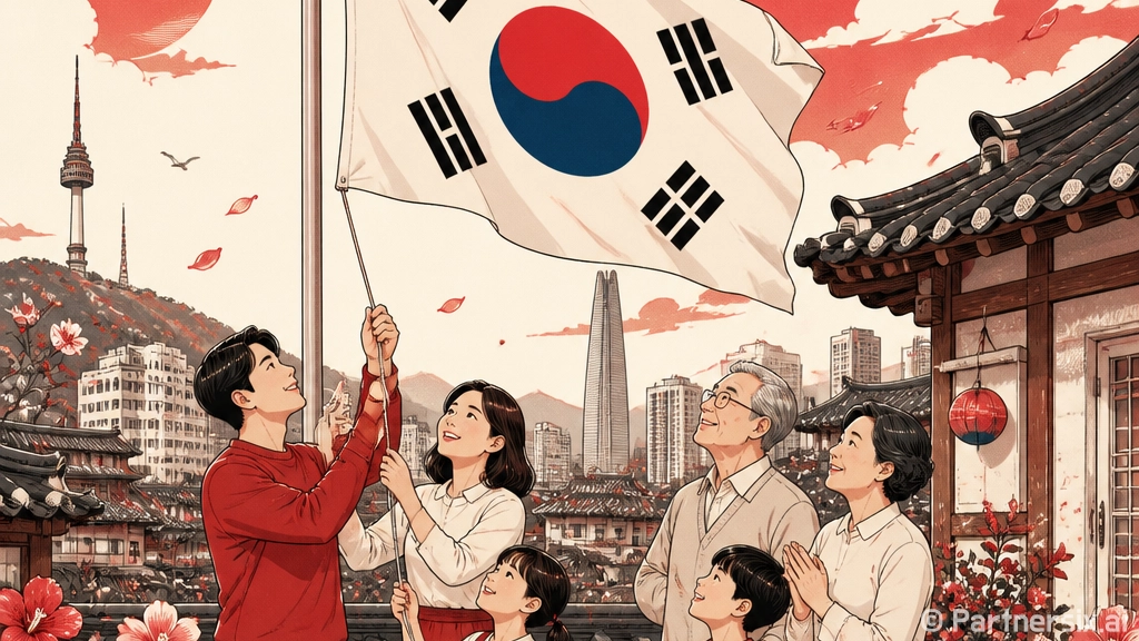 제81주년 광복절 태극기 달기 안내