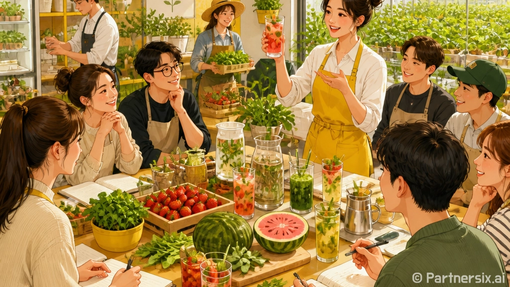강북구 스마트팜 허브 활용 카페 메뉴 클래스