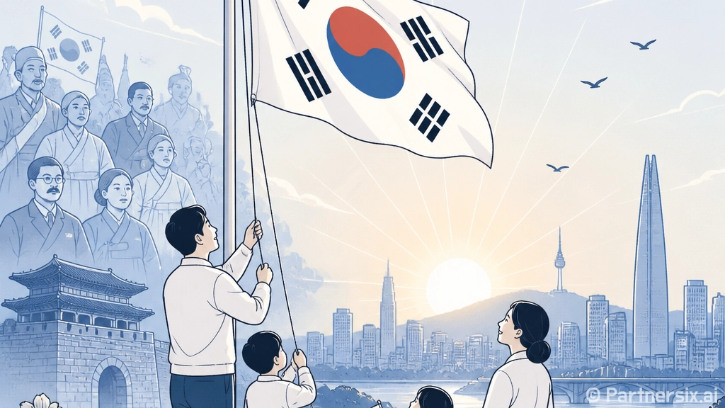 광복절 맞아 태극기 게양과 보행 안전 강화