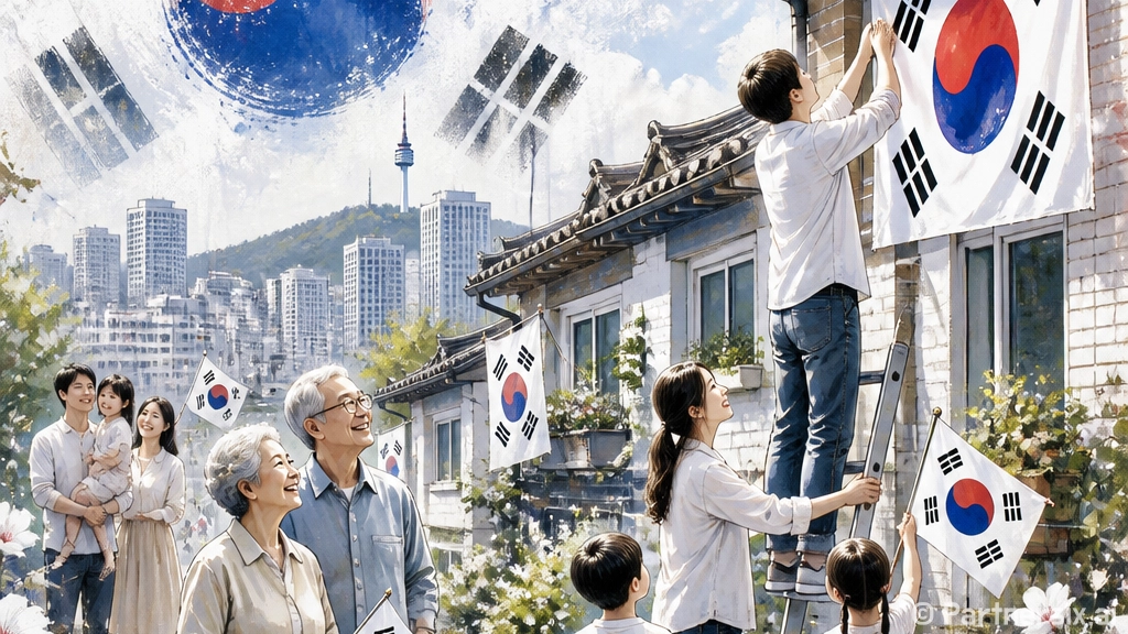 제81주년 광복절 태극기 달기 동참하세요