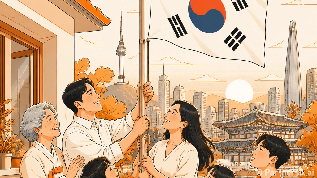 제81주년 광복절 태극기 올바른 게양법