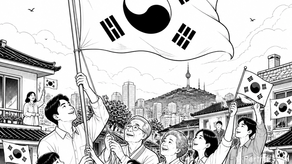 제81주년 광복절, 태극기 게양으로 독립정신 기리자