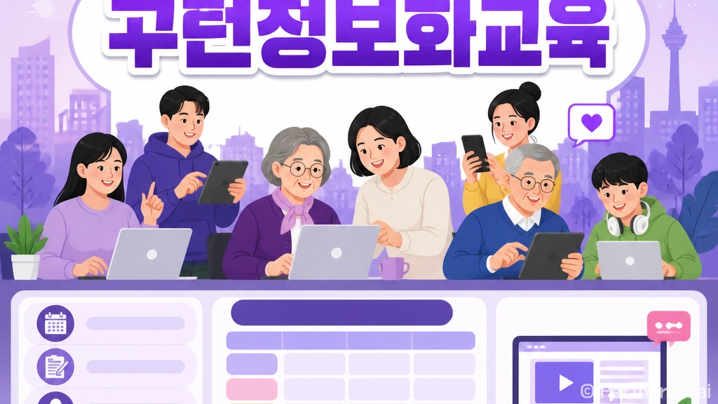 금천구 9월 구민정보화교육 신청 안내