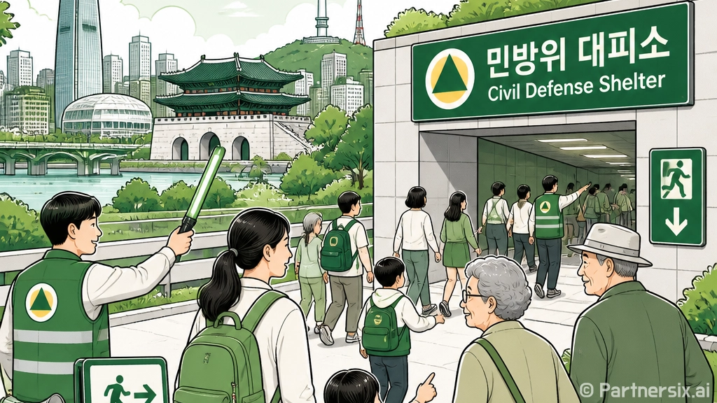 8월 20일 전국 동시 민방위훈련 실시