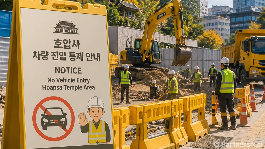 호압사 차량 통제, 안전 최우선 조치