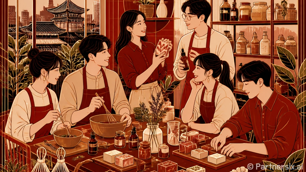 신월, 문화 한 잔 8회차 천연비누 만들기