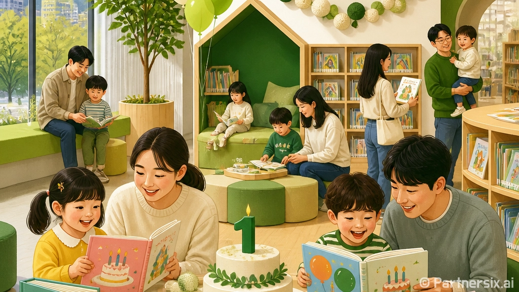 해담는도서관 1주년, 아이와 함께하는 그림책 축제