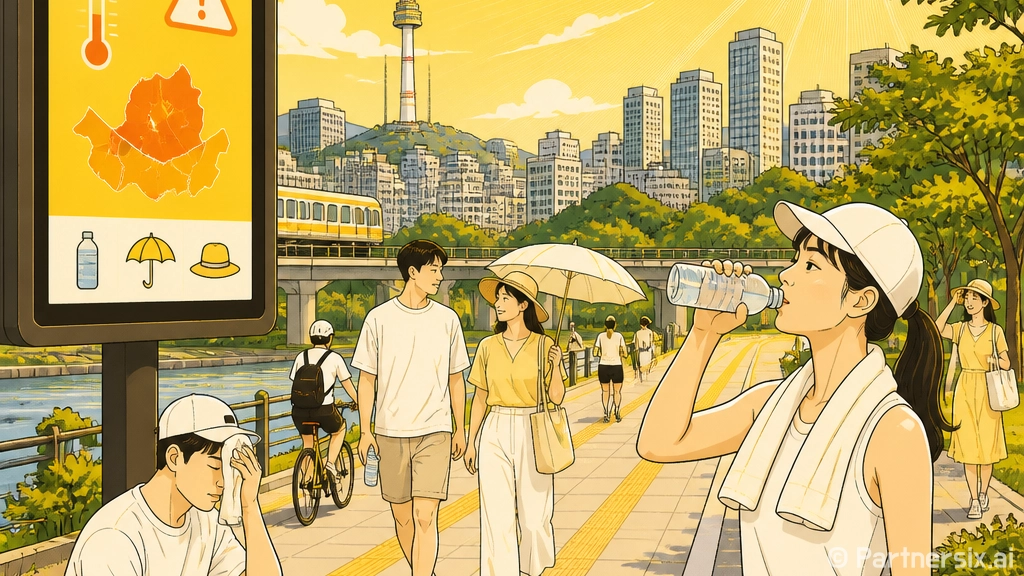 서울 서남권 폭염주의보 발효, 건강수칙 필수