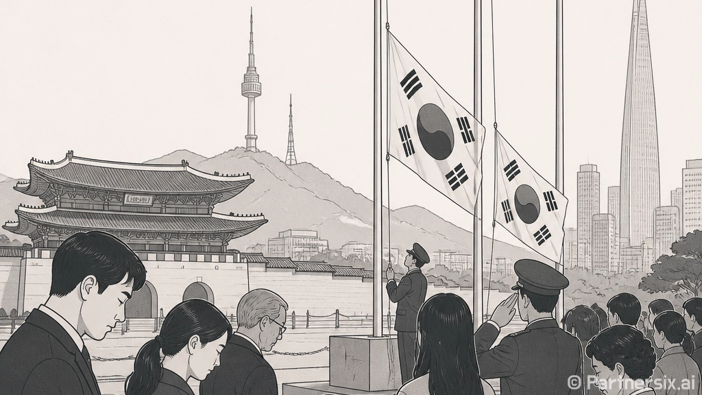경술국치일 조기 게양 철저 안내