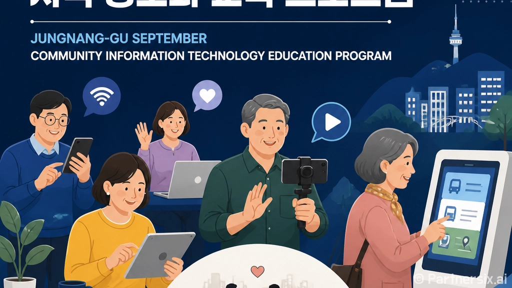 중랑구 9월 구민정보화교육 접수 시작