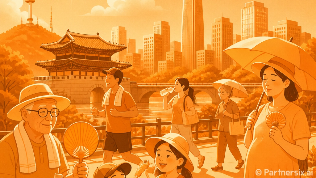 서울 폭염경보 발효, 건강수칙 철저히 지키세요