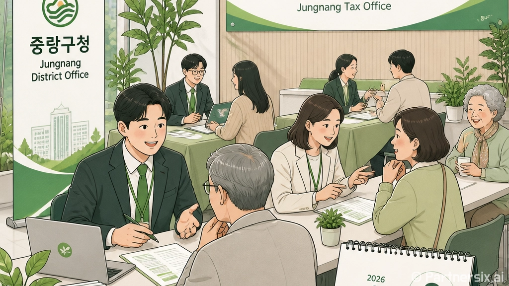 중랑세무서 국세 무료상담 기회 제공